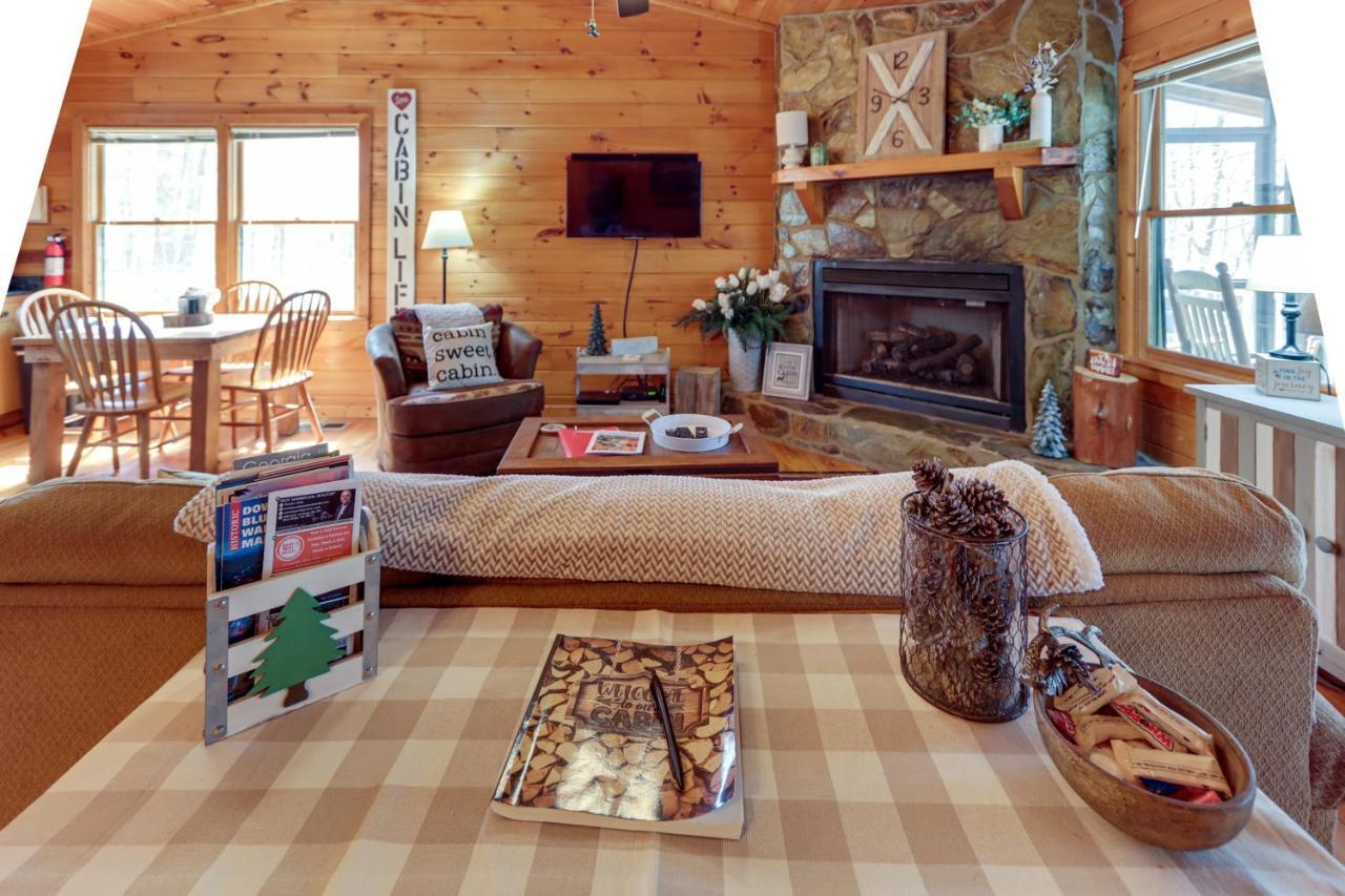 Blue Ridge Cozy Cabin In The Woods With Hot Tub! Exteriér fotografie