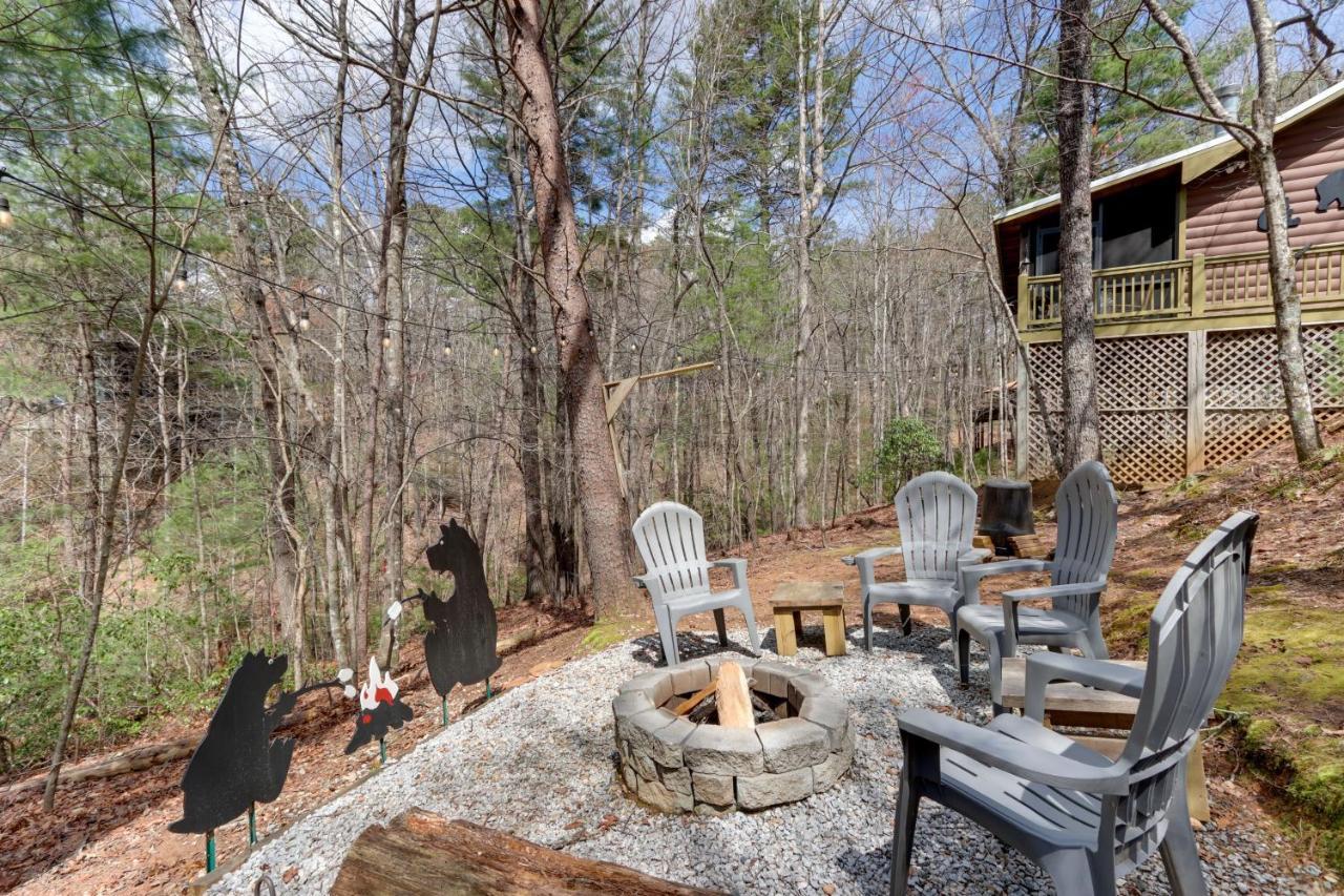 Blue Ridge Cozy Cabin In The Woods With Hot Tub! Exteriér fotografie